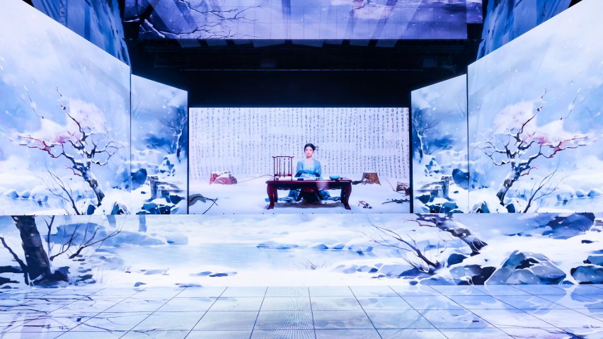 網(wǎng)易云音樂(lè)與小冰公司推出虛擬歌手陳水若演唱《風(fēng)雪千千》。主辦方供圖